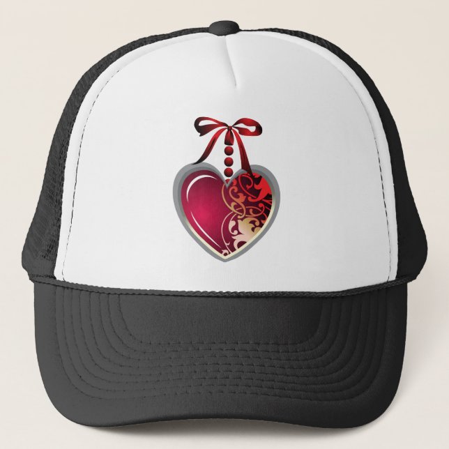 Heart Locket Trucker Hat (Front)