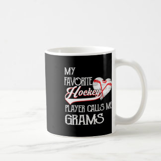 Heart Love Cute Favorite Hockey Player Calls Me Gr Coffee Mug