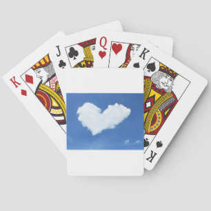 heart love hearts custom personalise Anniversaries Playing Cards