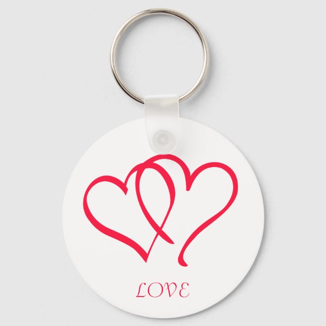 heart, LOVE Key Ring (Front)