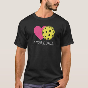 Heart Love Pickleball T-Shirt