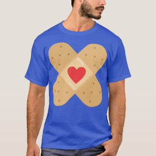 Heart Love Plaster hearts loving nurse BandAid T-Shirt