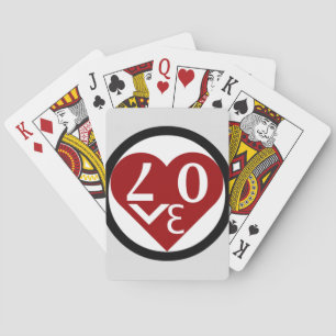 Heart Love Playing Cards