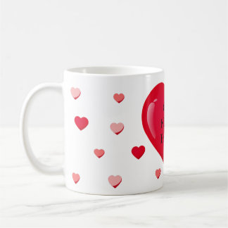 heart love shape good morning beautiful mug