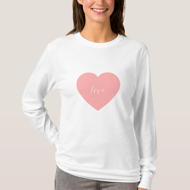 Heart love  T-Shirt (Front)