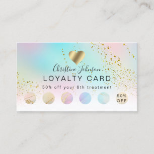 heart loyalty card