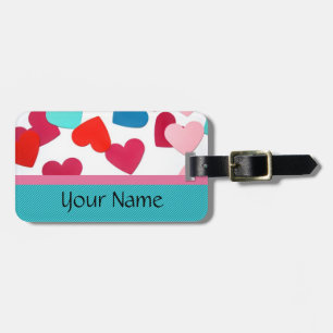 Heart Luggage Tag Template