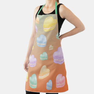 Heart Macarons  Apron