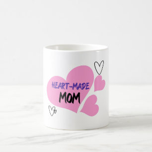 Heart-Made Mom Adoptive Mom Coffee Mug