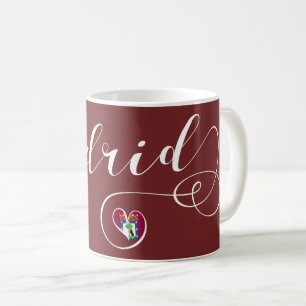 Heart Madrid Mug, Spanish, Spain Coffee Mug