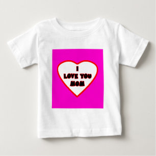 Heart Magenta Transp Filled The MUSEUM Zazzle Gift Baby T-Shirt