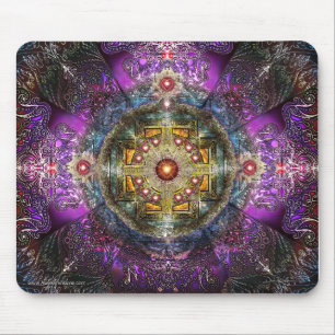 Heart Mandala Mouse Mat