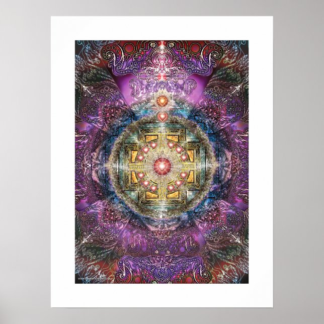 Heart Mandala Poster (Front)