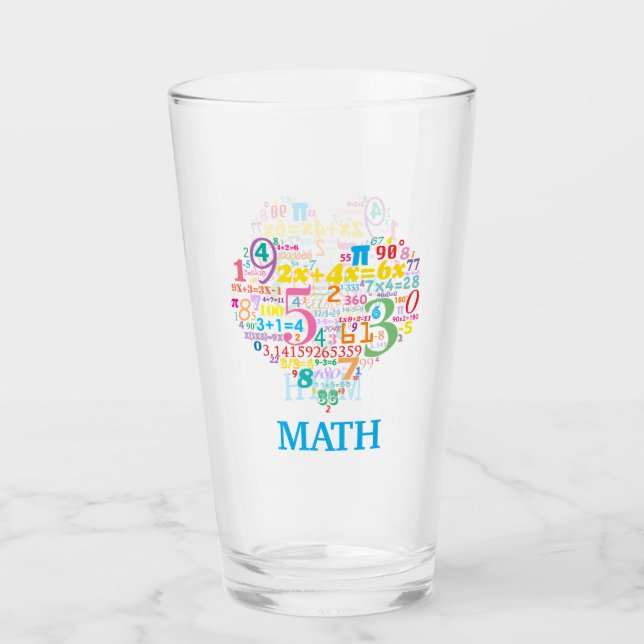 Heart Math Glass (Front)