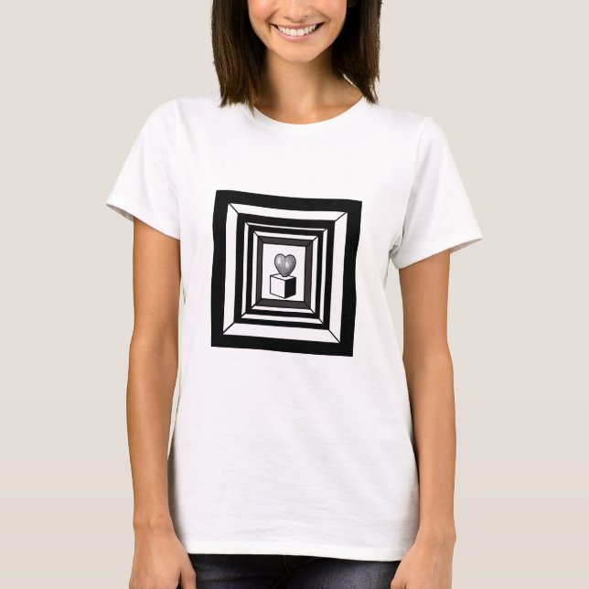 heart maze T-Shirt (Front)