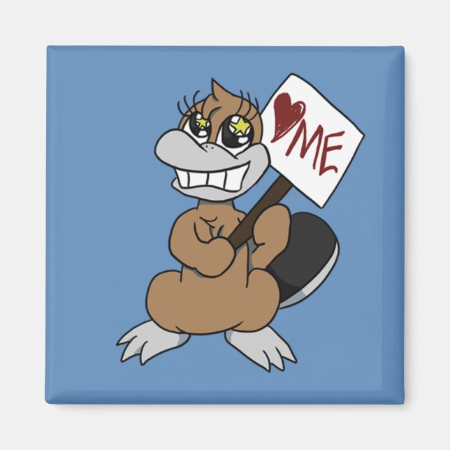 Heart-Me Platypi Magnet (Front)
