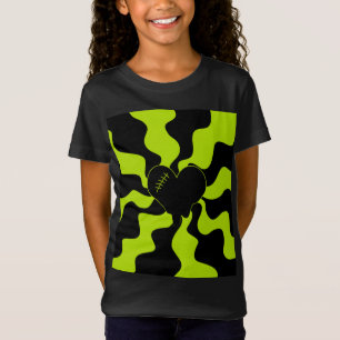 Heart Melt - Lime Green T-Shirt