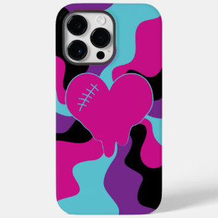 Heart Melt - Pink, Purple, Blue and Black  Case-Mate iPhone 14 Pro Max Case