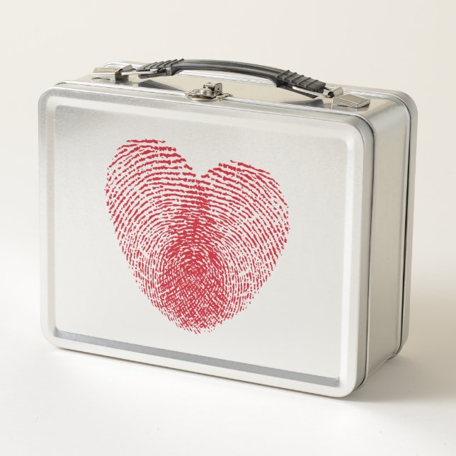 Heart Metal Lunch Box (Front)
