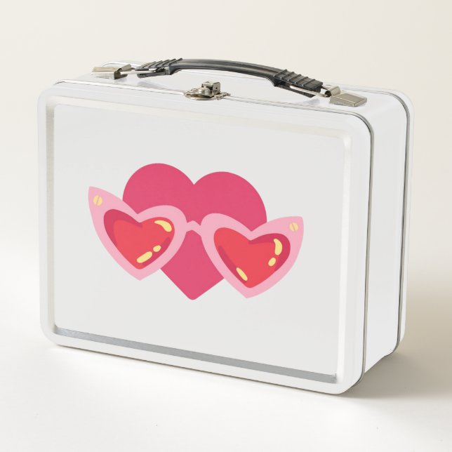 Heart Metal Lunch Box (Front)