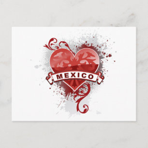Heart Mexico Postcard