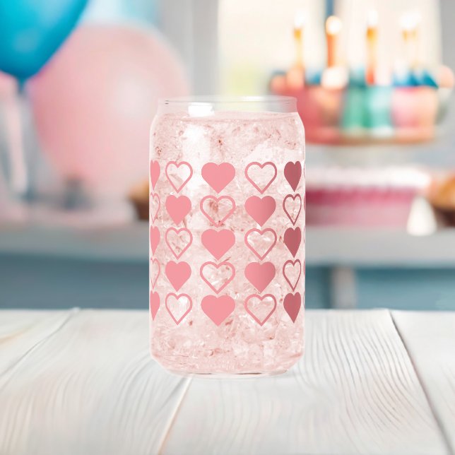 Heart Mix Can Glass (Insitu (Baby Shower))