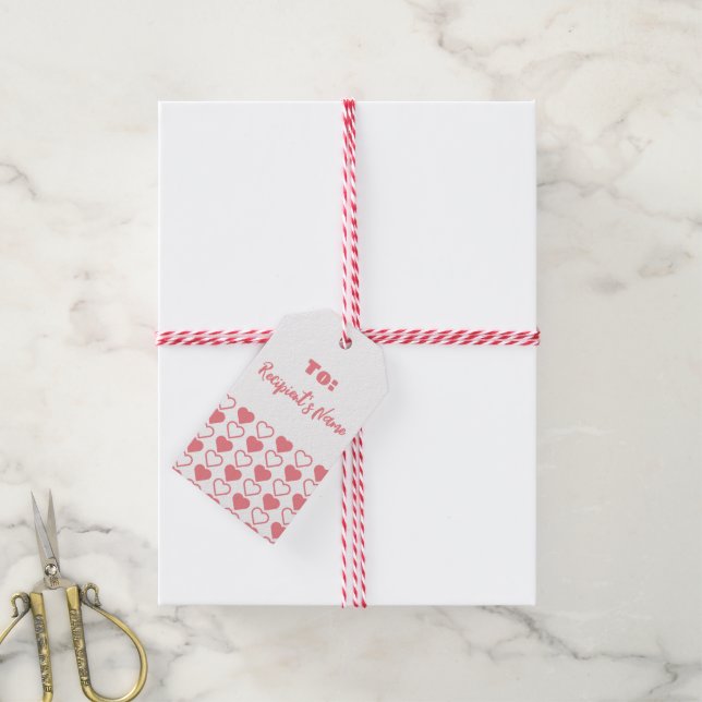 Heart Mix with Name Gift Tags (With Twine)