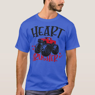 Heart Monster Truck Crusher T-Shirt