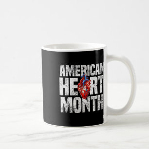 Heart Month Heart Disease Awareness T Shirt Coffee Mug
