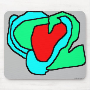 Heart Mouse Mat