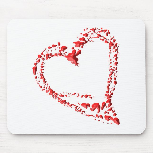 heart mouse mat (Front)