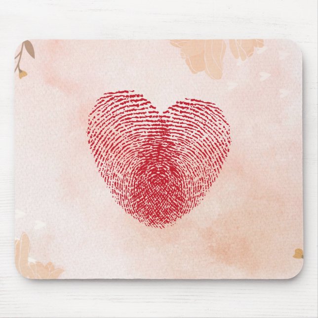 Heart Mouse Mat (Front)