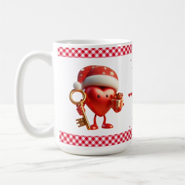 Heart mug on t'aime coeur (Left)