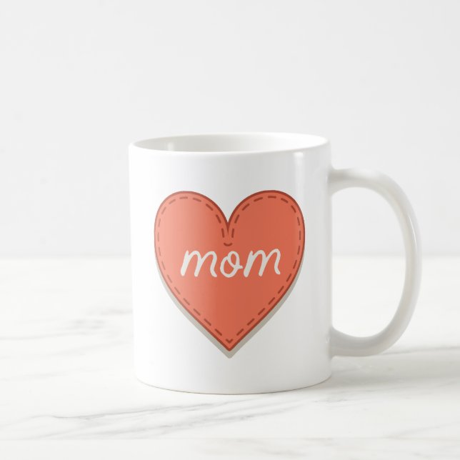 Heart Mum / Mother's Day Coffee Mug (Right)