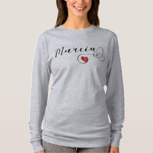 Heart Murcia Flag, Spain, I Love Murcia T-Shirt