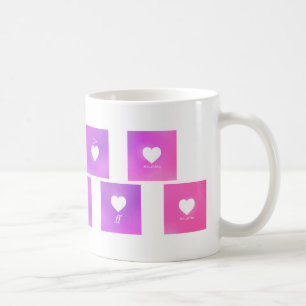 Heart Music Notation Love Language Coffee Mug