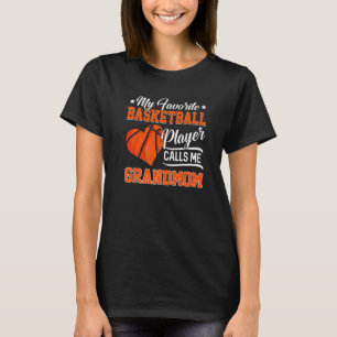 Heart My Favourite Basketball Player Calls Me Gran T-Shirt