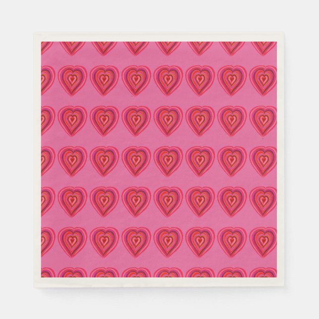 Heart  napkins (Front)