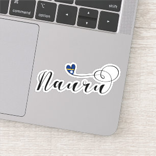 Heart Nauru Flag, I Love Nauru, Republic of Nauru