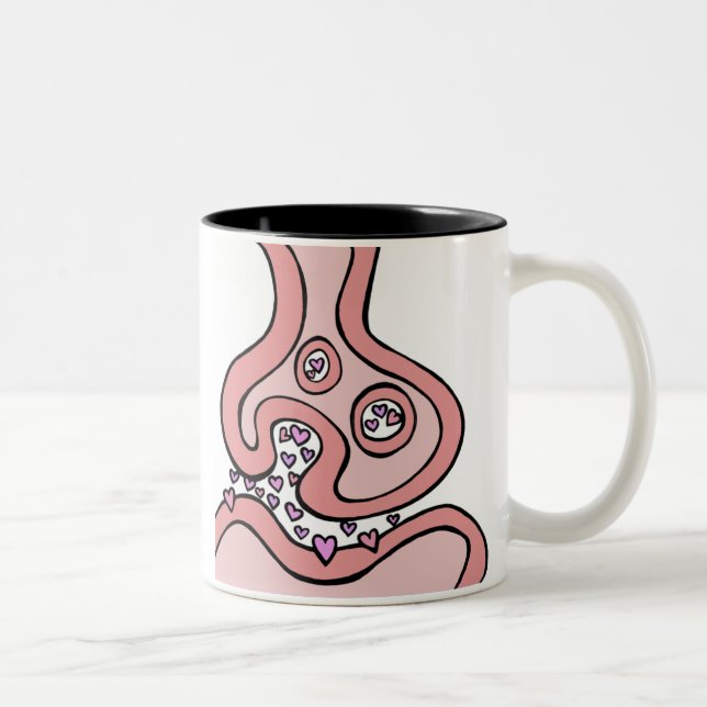 Heart Neurotransmitters Mug (Right)
