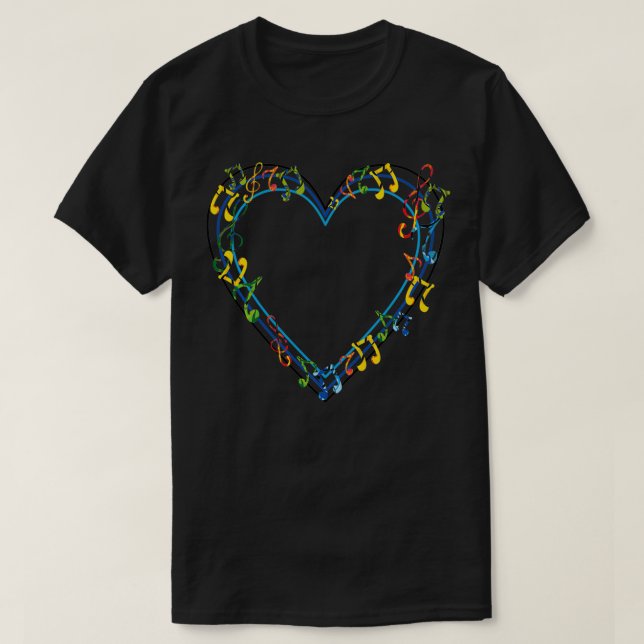 Heart Note  For Music Lovers & Artists Pullover  (Design Front)