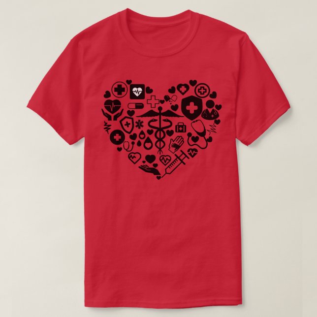Heart Nurse 3 T-Shirt (Design Front)