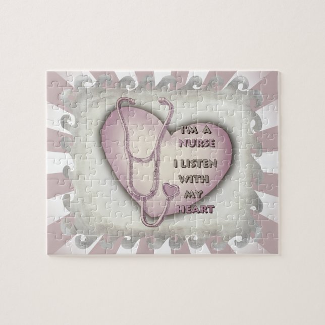 Heart nurse jigsaw puzzle (Horizontal)