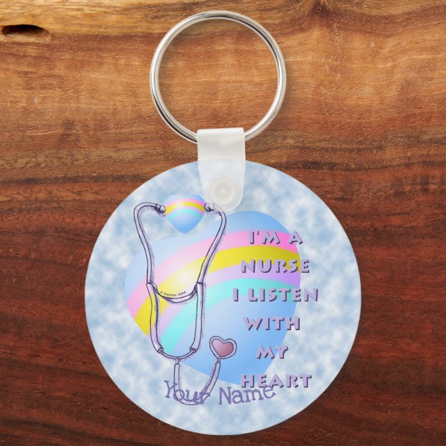 Heart nurse key ring (Front)