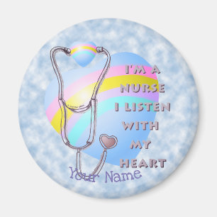 Heart nurse magnet