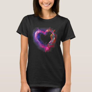 Heart Nurse Rn Er Cdn Icu Nursing Student Doctor T-Shirt