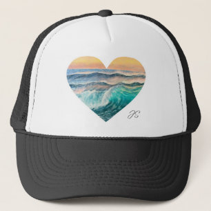 Heart Ocean Trucker Hat
