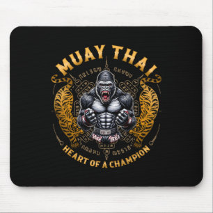 Heart Of A Champion - Kickboxing And Muay Thai Ang Mouse Mat