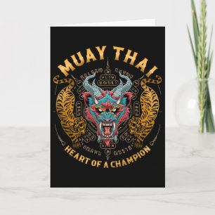 Heart Of A Champion - Kickboxing And Muay Thai Dem Card