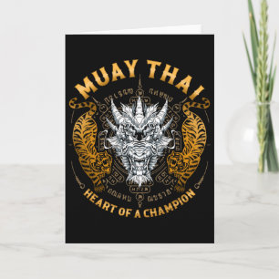 Heart Of A Champion - Kickboxing And Muay Thai Dra Card